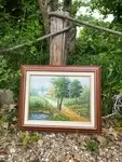 Old oil painting