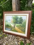 Old oil painting