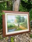 Old oil painting