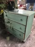 Old patinated chest of drawers