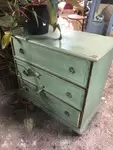 Old patinated chest of drawers