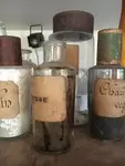 Old pharmacy jars