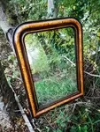 Old plaster mirror