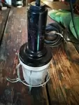 Old portable lamp