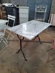 Old rectangular bistro table