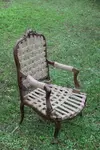 Old rope armchair