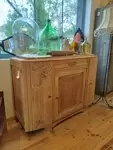 Old rough sanded sideboard