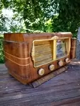 Old wood radio