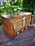 Old wood radio