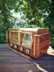 Old wood radio