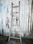 Old wooden ladder