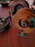 Old wooden reels