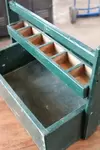 Old wooden toolbox 