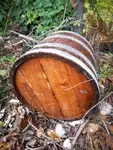 Old wooden vinegar