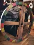 Old wooden wheel