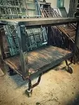 Old workshop trolley