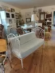 Old wrought iron bed