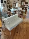 Old wrought iron bed