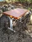 Outdoor bistro table