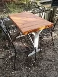 Outdoor bistro table