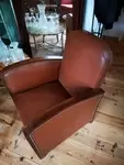 Pair of 50s club chairs