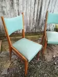 Pair of 60s design chairs