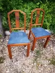 Pair of art deco chairs