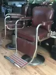 Pair of barber chairs