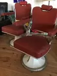 Pair of barber chairs