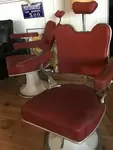 Pair of barber chairs