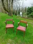 Pair of bridge chairs