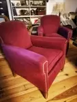 Pair of club chairs