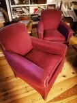 Pair of club chairs