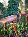 Pair of cowherd stools