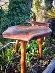 Pair of cowherd stools