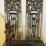 Pair of decorative door grilles