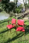 Pair of designer armchairs 60