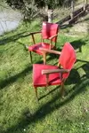 Pair of designer armchairs 60