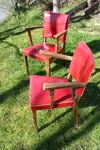 Pair of designer armchairs 60