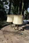 Pair of old bedside lamps