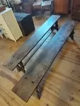 Pair of old benches