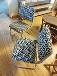 Pair of Strafor armchairs