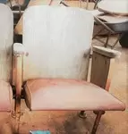 Pair of theater armchairs