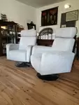 Pair of tulip armchairs