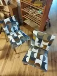 Paire de chaises vintage