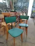 Paire de chaises vintage années 60 70 