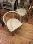 Pair of vintage children's chairs