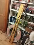 Pair of vintage oars