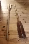 Pair of vintage tender oars 