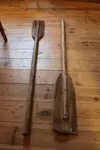 Pair of vintage tender oars 